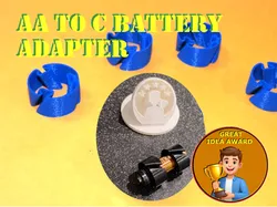 Great Idea: Convert your AAs into C Style Batteries