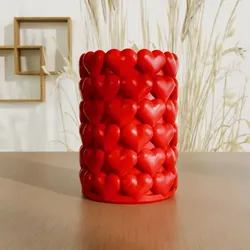 Hearts Pillar - Silicone Mold System
