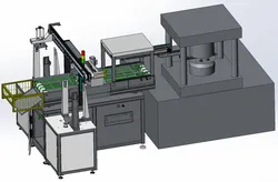 Iron pot production line SolidWorks 3D