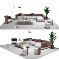 Leather sofa set 15