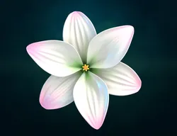 Lily II flower Assembly 3D Print Model in Sculpture 611109