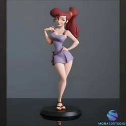 Megara Meg from Hercules - Multi-Part 3D Printable Model 3D Print Model in Toys 611264