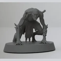 MIND FLAYER THEME – Thrall Scout (32mm) DnD + Resin Pre-Supported STL