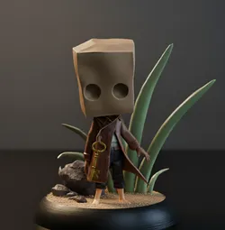 Mono Printable 3D STL - presupported STL Single Piece Free 3D Print Model in Toys 611595