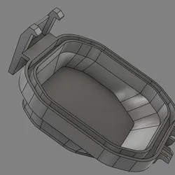 Right rear headlight cover (plug) for the BMW 3 E36