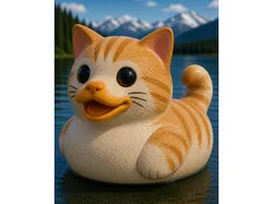 Rubber Duck Cat