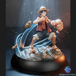 STL Diorama Monkey D Luffy - Gear Second Battle 18 Parts 3D Print Model in Toys 611298