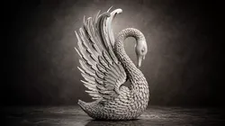 swan sculpture