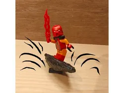 Tahu Minifigure (Bionicle Cosplayer) Gear Upgrade & Accessories