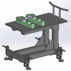 Tooling inspection vehicle SolidWorks editable