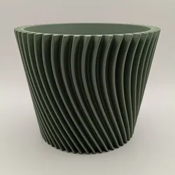 Twisted Flux Plant Pot