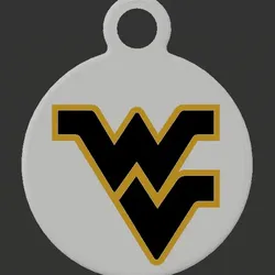 West Virginia Mountaineers Keyring