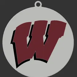 Wisconsin Badgers - Christmas Ornament