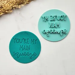 You're My Main Squeeze Cookie Cutter - Lemon Valentine's Day Love Cookie Stamp