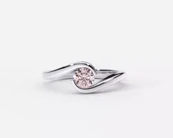 ZDR0211 engagement ring with diamond