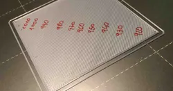 1st layer calibration TEST - Bed leveling