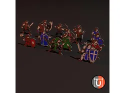 2.5D RPG Miniatures: Base Set
