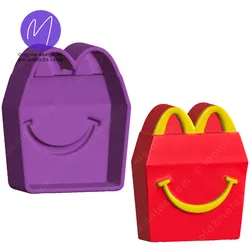 3D Happy Meal Bath Bomb STL Mold