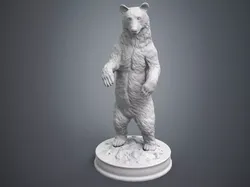 Black Bear Sculpture