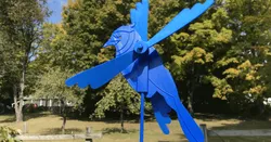 Blue Jay Wind Spinner Toy