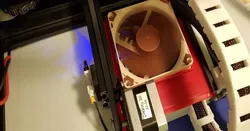Ender 3 rear electronics case lid for 90mm fan