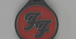 Foo Fighters keychain