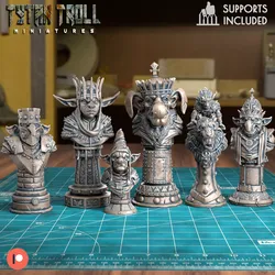 Goblin Chess Set - Pre-Supported