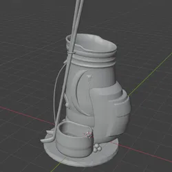 golf bag-shaped pen holder