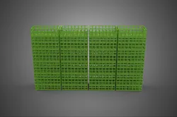 GREEN STACK STACKED PLASTIC CRATE BOX CONTAINER BASKET STORAGE