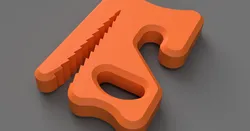 Guyline cord tensioner hook
