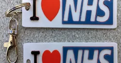 I Heart NHS Keyring