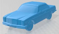 Mercedes Benz W114 1968 Printable Car 3D Print Model in Automotive 614235