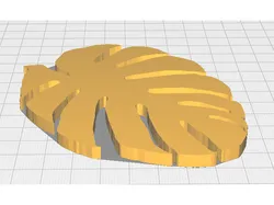 Monstera Leaf Coaster