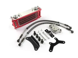Motorcycle oil cooler bracket fix