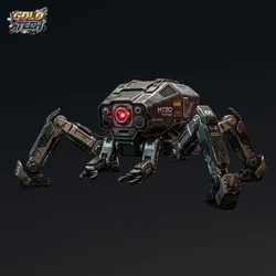 MT09 Cyberpunk Spider Drone - Flathead Style Robot