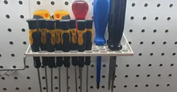 Pegboard Screwdriver Holder