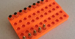Reloading stand for 9mm Luger rounds
