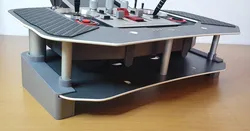 Riser stand for darkOne tray with FrSky X12S TX