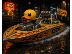 Rubber Duck Boat