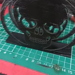 skull napkin holder, skull napkin holder