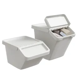 Sortera Ikea Recycling bin with lid white