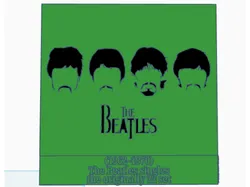 the beatles. 22 7 inch vinyl record holder