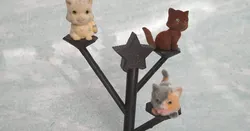 Toys tree for little cat
