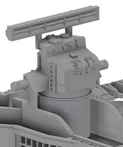 1:700 Scale Royal Navy Director Control Tower | Static 3D Model STL for SLA Resin Printing