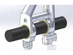 Airsoft M4 Pencil Barrel to Heavy Barrel Front Sight Post Adapter Sleeves