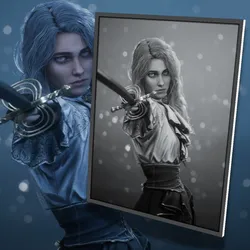 Alicia - Clair Obscure: Expedition 33 - Collectible 3D STL Lithophane Print