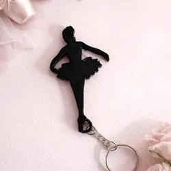 ballerina keychain