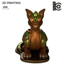 Bronze Sentinel Pup - Tiny Guardian of the Workshop