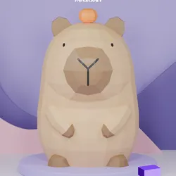 Capybara papercraft