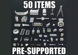 Car Parts Diorama Pack